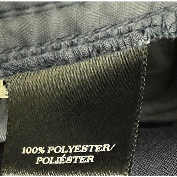 Ann Taylor Cropped Crepe Pant, Navy, Side Stripes Sz: 8, 52-07 - Picture 12 of 15